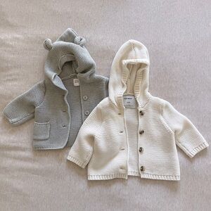Baby Button Down Knit Sweater 0-3 Months Old Navy Gap